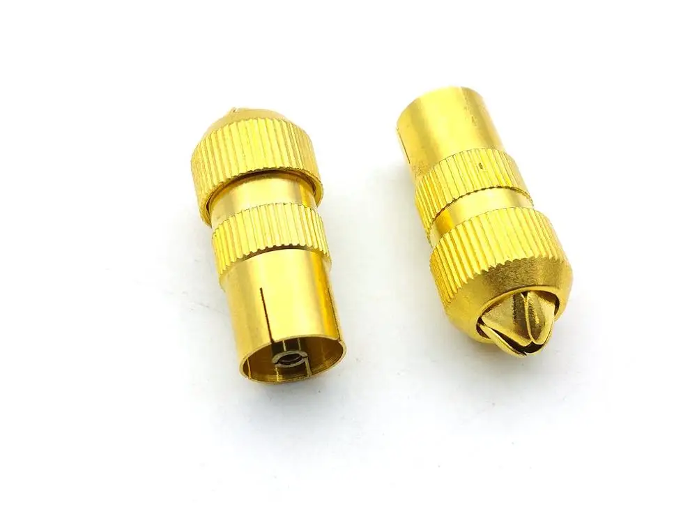 5 шт. женский ТВ антенный разъем металлический коаксиальный разъем|Соединители| |