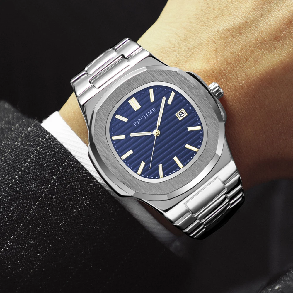 

Hot Selling 2021Geneva Designer Mens Watches Top Brand Luxury Stainless Steel Male Wristwatch Quartz Date Montre Homme Relojes