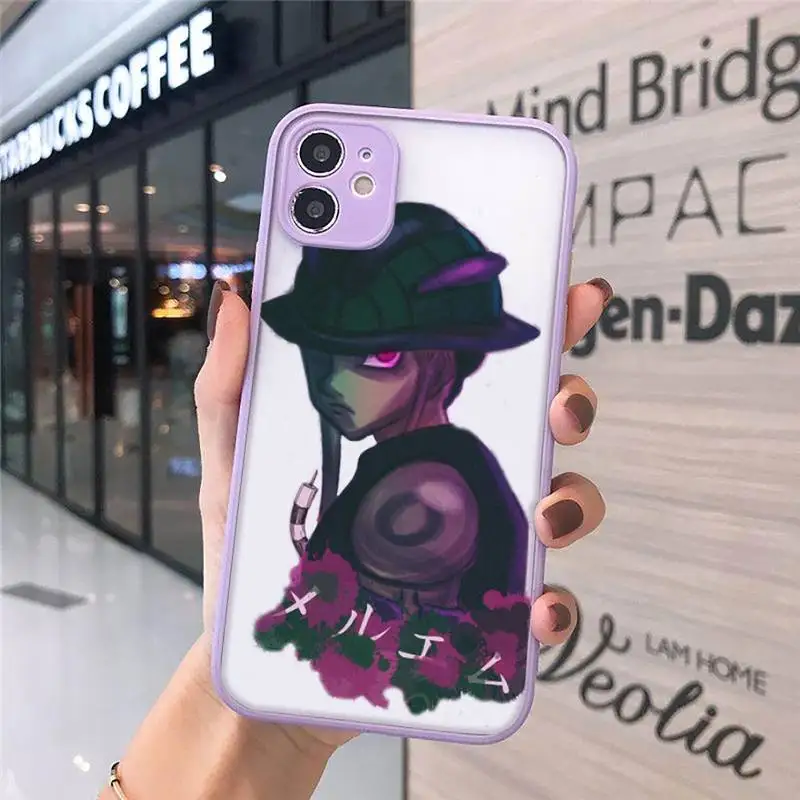 

Full-time Hunter Anime Phone Cases matte transparent For iphone 7 8 11 12 plus mini x xs xr pro max cover
