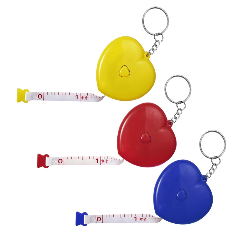 

LMDZ 1Pcs Portable 1.5m Retractable Ruler Centimeter/inch Roll Tape Measure Mini Ruler Belt Children Height Ruler