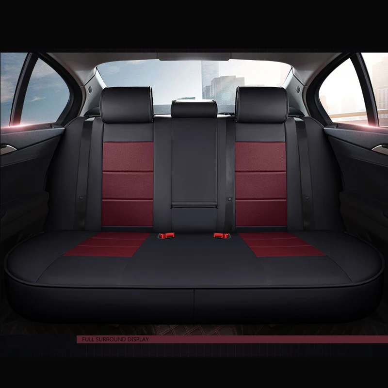 AutoDecorun 17 шт./компл. перфорированные чехлы для сидений из воловьей кожи Chevrolet Malibu