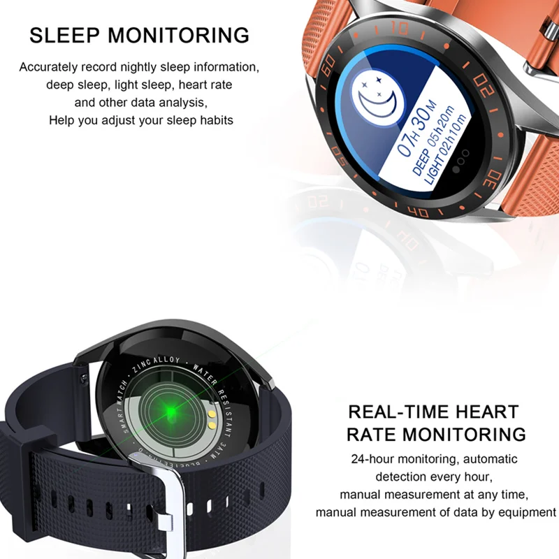 

Sports Smart Watch GW15 Heart Rate Monitor Blood Pressure Oxygen Weather IP67 Waterproof Smartwatch Men Women VS L13 L15