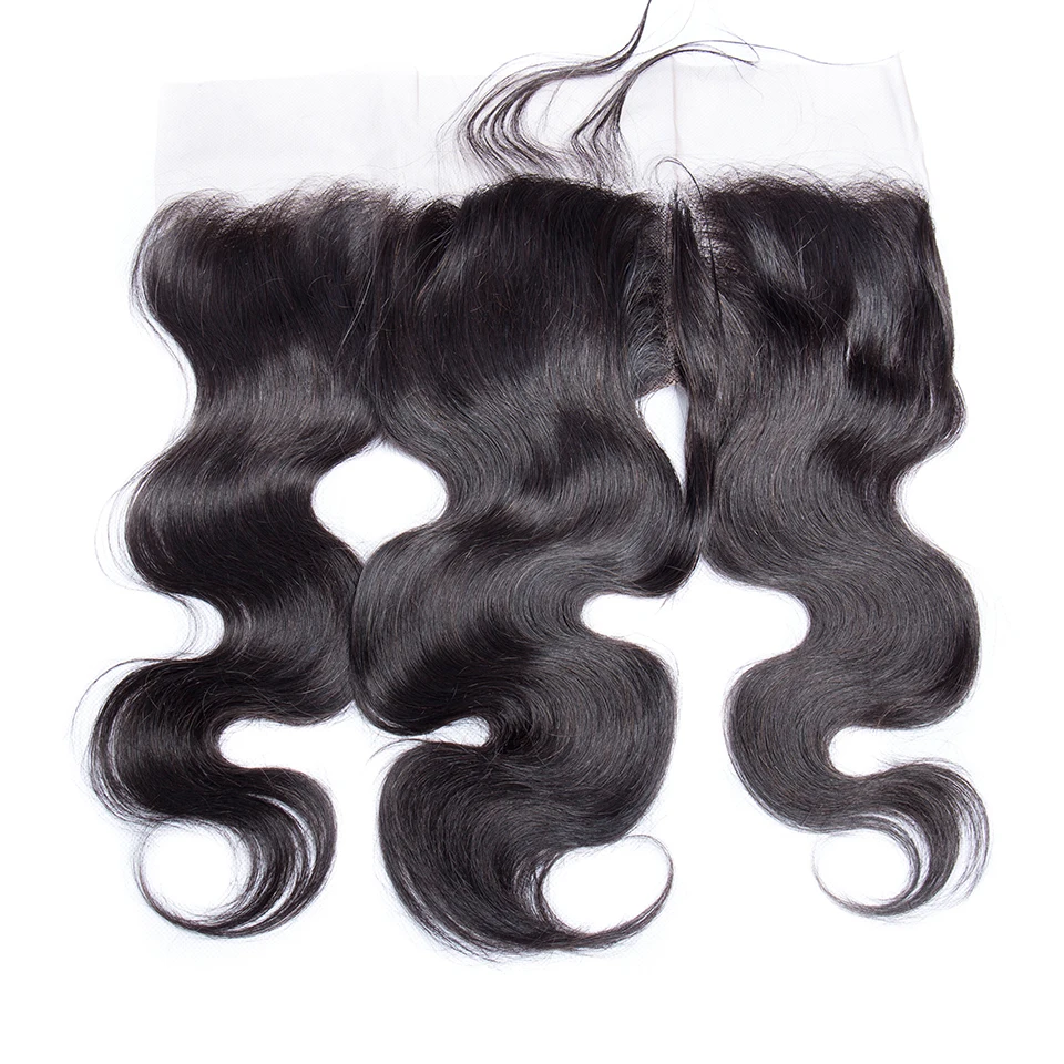 Пучки с фронтальной бразильской волнистой связкой 3 пучка натуральных волос и