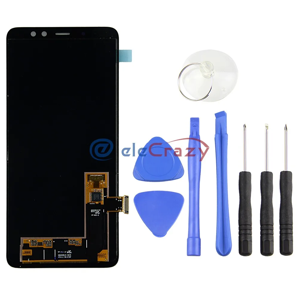 Оригинальный ЖК дисплей Samsung Electronics Galaxy A730 A730F A730F/DS A8 Plus 2018 с тачскрином в сборе 100%