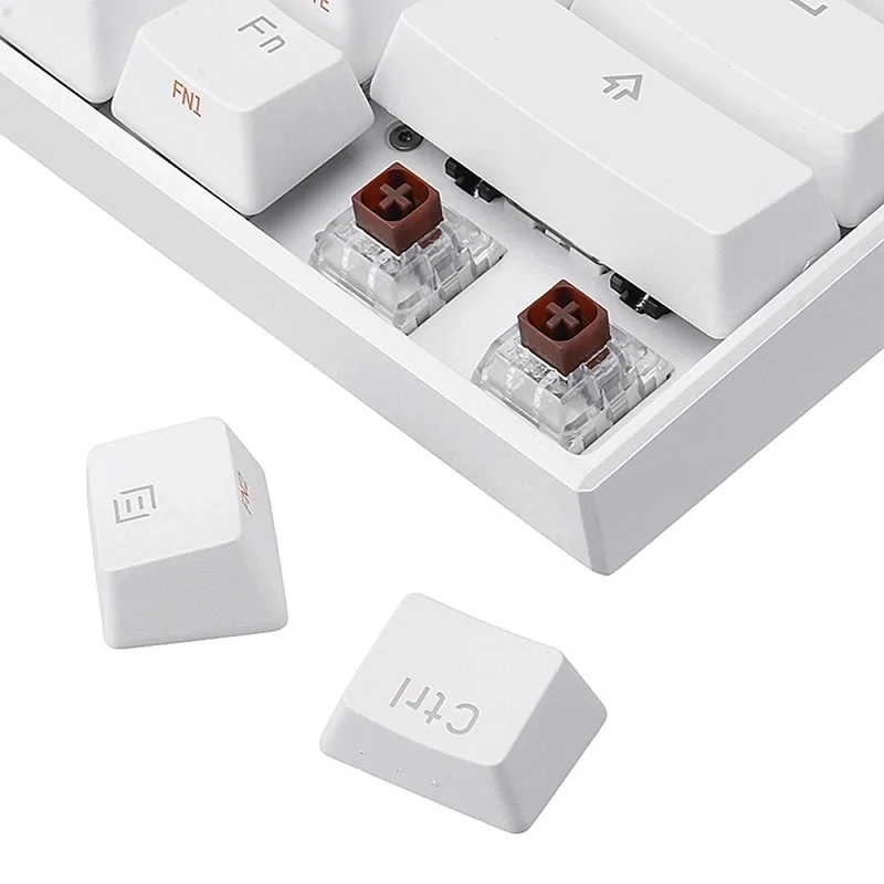 

Anne Pro2 Mini Mechanical Keyboard 60% Wireless Bluetooth Gateron CAP Yellow Switch Portable Teclado Gamer Keyboard For Desktop