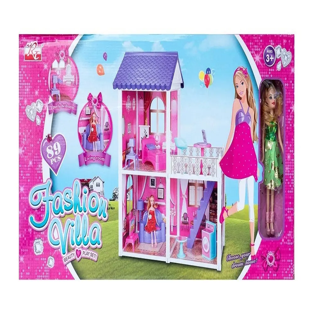 

Creative Doll House Big Size with Dollhouse and Furniture