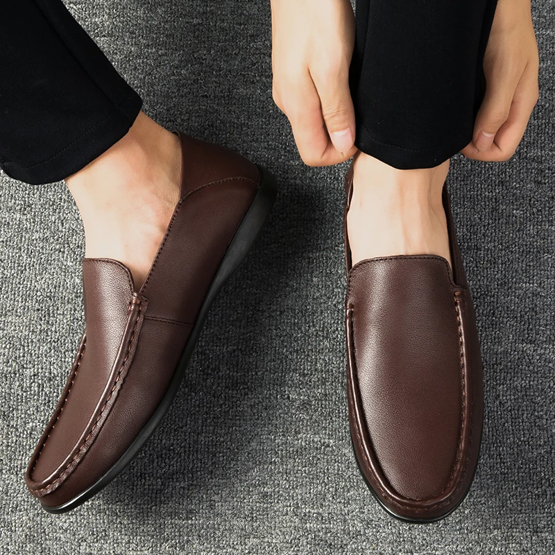 

Мужские повседневные кожаные кроссовки, модная спортивная обувь для мужчин, 2020