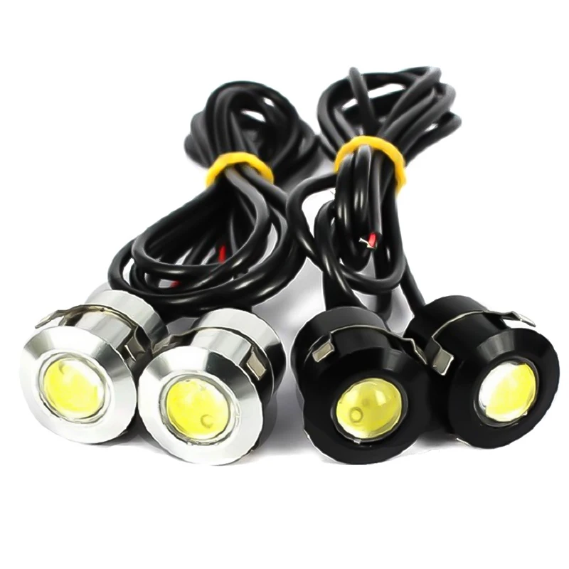 

1pcs 21mm Car styling LED DRL Eagle Eyes Daytime Runing lights 12V 9W 6000K Warning Fog Lamp Reversing Signal lights