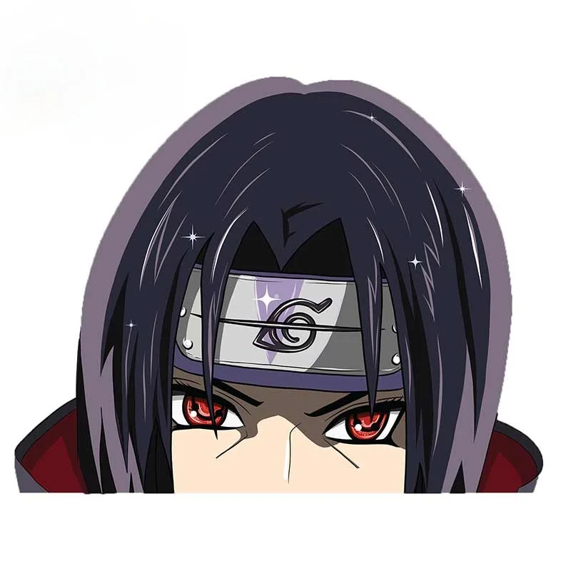 13 см * 10 для ITACHI Peeker аниме Peeking Наклейка на окно автомобиля виниловая фотография