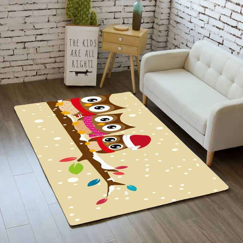christmas 3d rug living room carpet bedroom kids play mat soft flannel santa tree home decor kitchen floor area rug doormat free global shipping