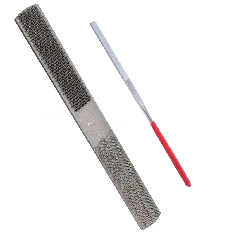 

10 шт пластиковое покрытие 3X140 мм ручка двойная с обеих сторон и 1 шт 4 в 1 8 дюймов фотография столярные изделия