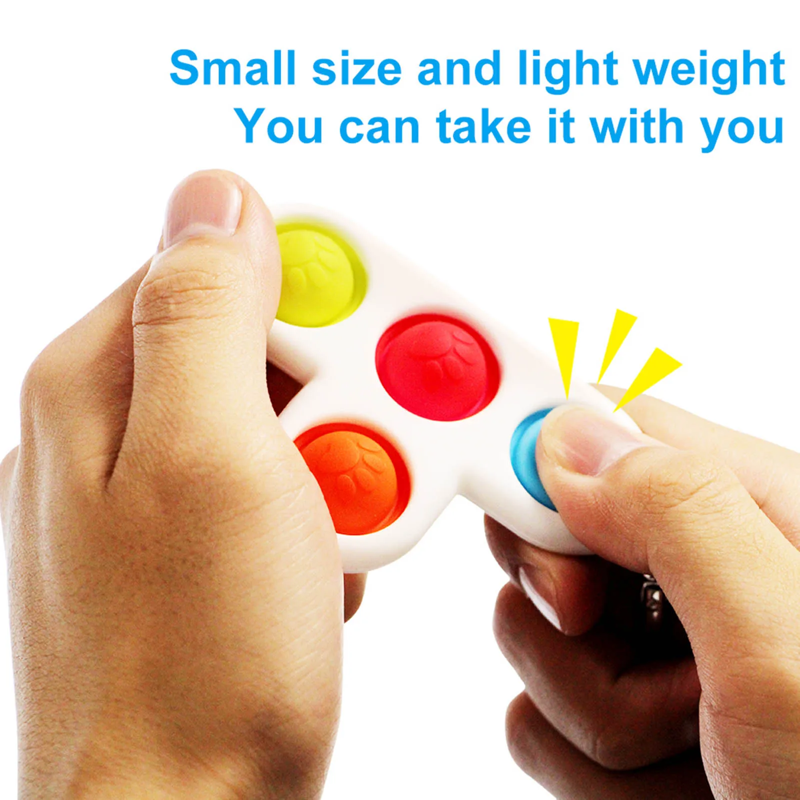 

Fidget Simple Dimple Toy Keychains Toy Autism Special Needs Stress Reliever Kids Adult Antistresse Toy Popit Fidget Toys Simple