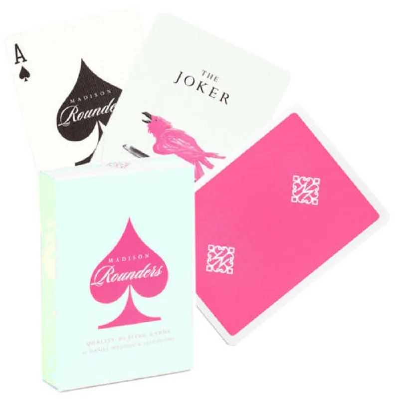 

Ellusionist Pink Madison Rounders Playing Cards Bicycle Deck USPCC Poker Magic Card Games Magic Tricks Props for Magician