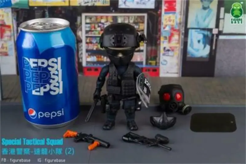 Новое поступление Figurebase 5 &quotTM013-015 полиция Гонконга СТС мини ПВХ фигурка