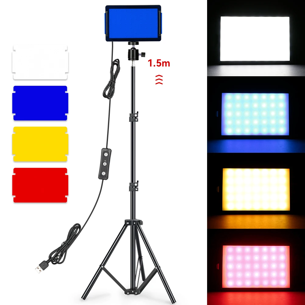 Светодиодная панель для фотосъемки компактная панесветильник лампа с