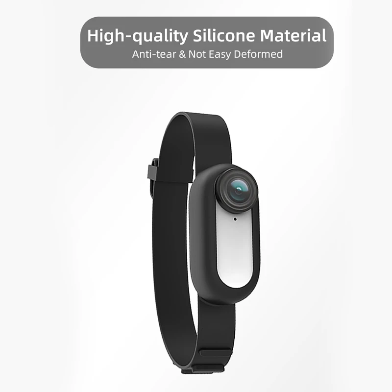 

Силиконовый чехол с ремешком для камеры защитный чехол рюкзак полосатый ремешок для велосипеда браслет для камеры Insta360 GO 2