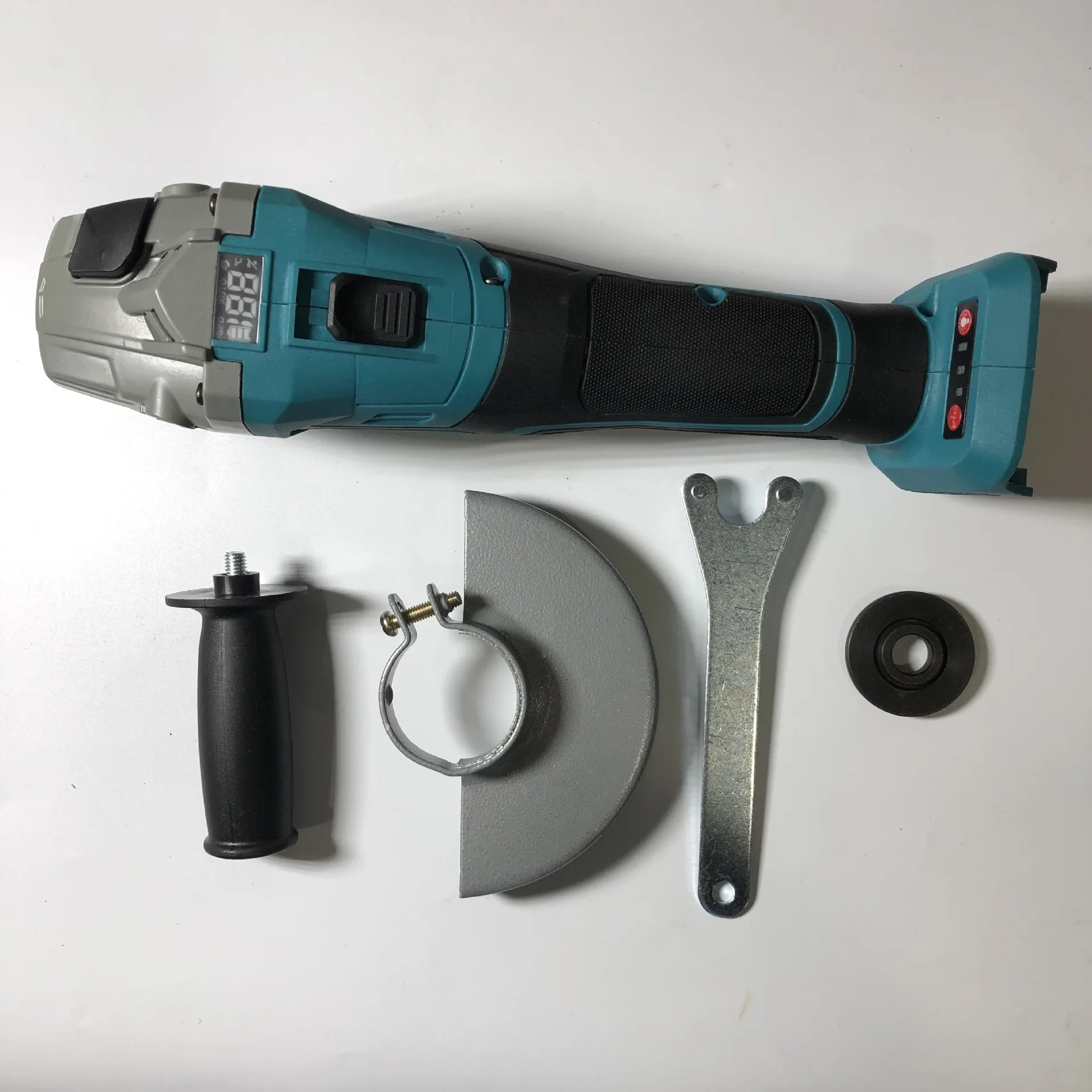 

New LED 125mm Cordless Electric Angle Grinder Brushless Grinding Machine Metal Cutting Power Tools For 18V Makita Battery
