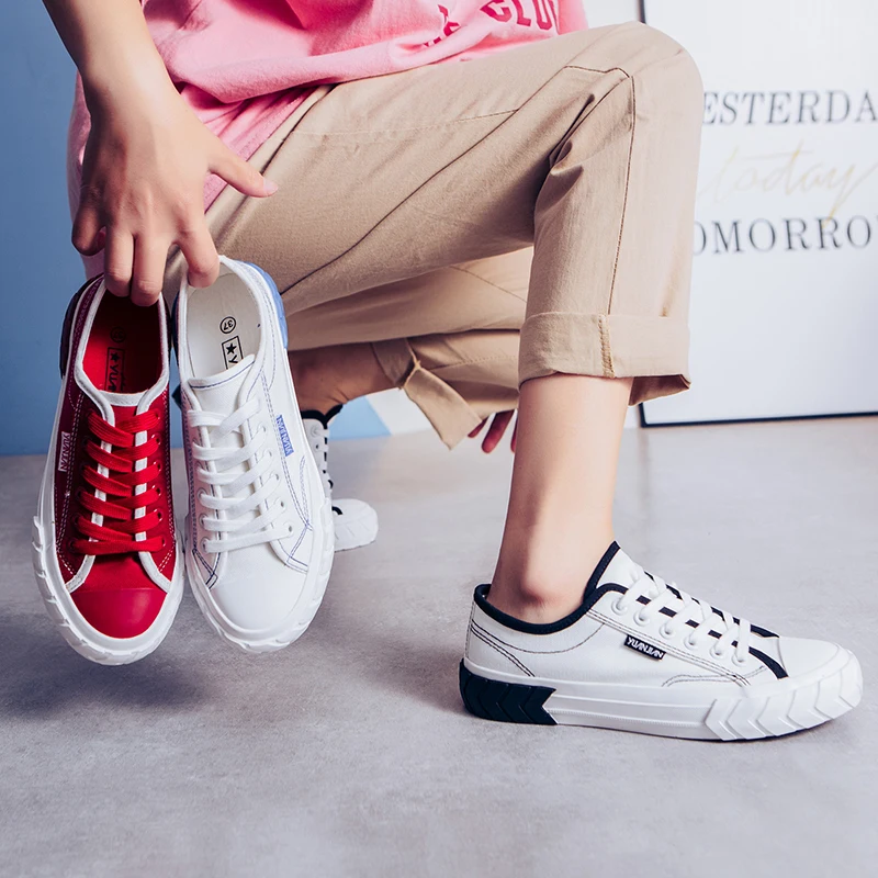 Okayama/вулканизированные кроссовки новый стиль женская парусиновая обувь с шиной