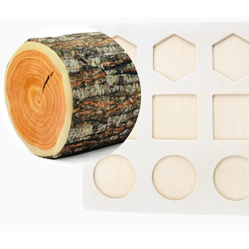 Конструктор сделай сам детский Деревянный конструктор в виде геометрических