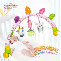 80 cm babies musical mobile for crib plush toys arc on the bed toddlers rattle newborn baby boy girl toy for stroller 0 12 month