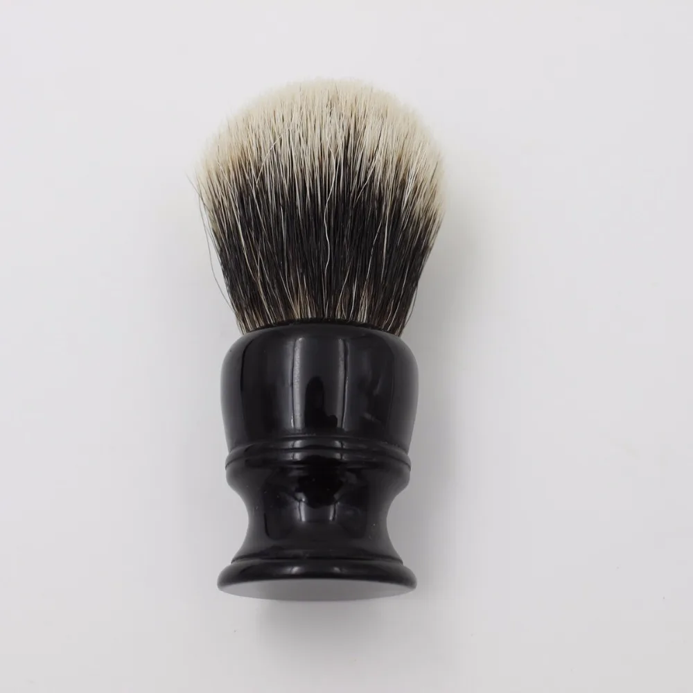 VIGSHAVING черный каучуковая рукоятка лучший Барсучий ворс щетка для бритья|shaving