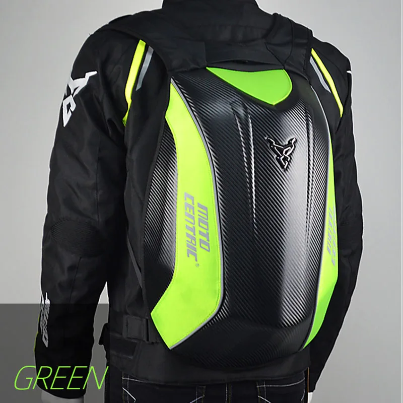 Новый углеродного волокна Мотоциклетный рюкзак ездовая сумка Minecraft мотоциклист