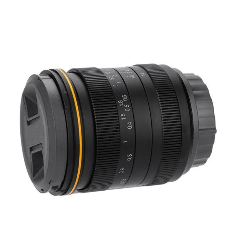 Объектив Kamlan 28 мм F1.4 широкоугольный объектив Aps c ручная диафрагма Фокус