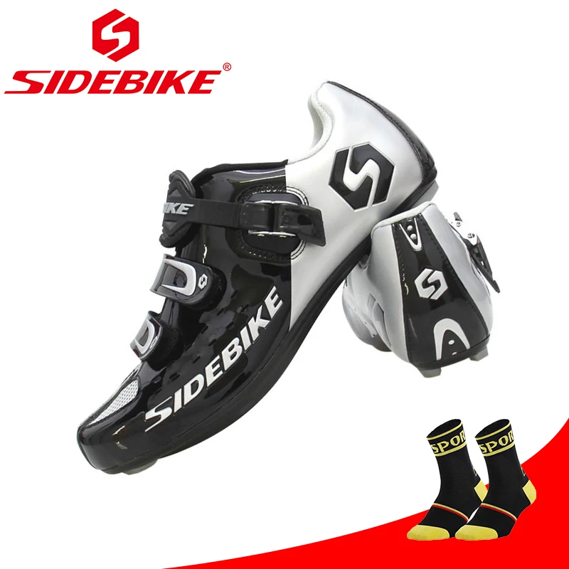 package 2 for B SIDEBIKE, обувь для шоссейного велосипеда, мужские велосипедные педали, бутсы, дышащие, самозакрывающиеся, дышащие, для езды на велосипеде, спортивные кроссовки - Цвет: package 2 for B