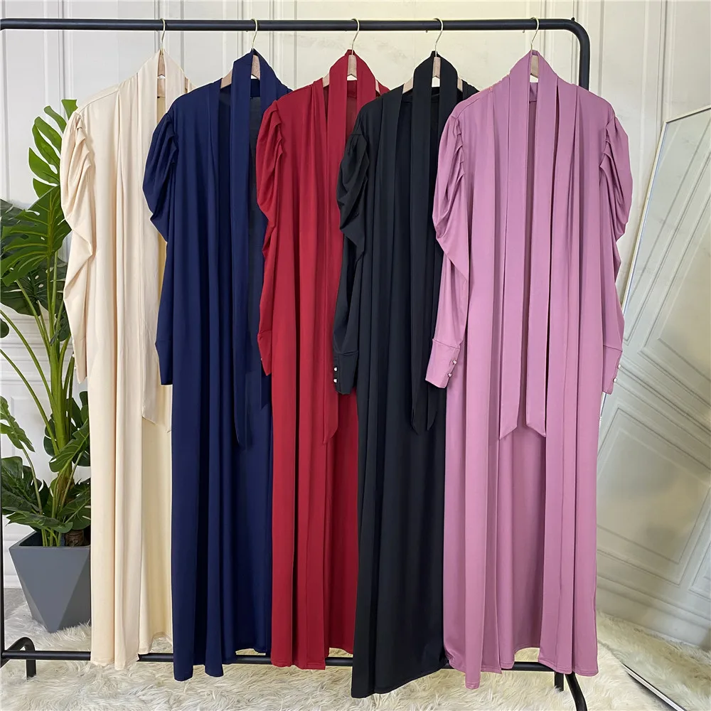 

Eid Middle East Dubai Abaya Fashion Cardigan Muslim For Women Modest Robe Caftan Turkey Kaftan Ramadan Arabic Islamic Clothing