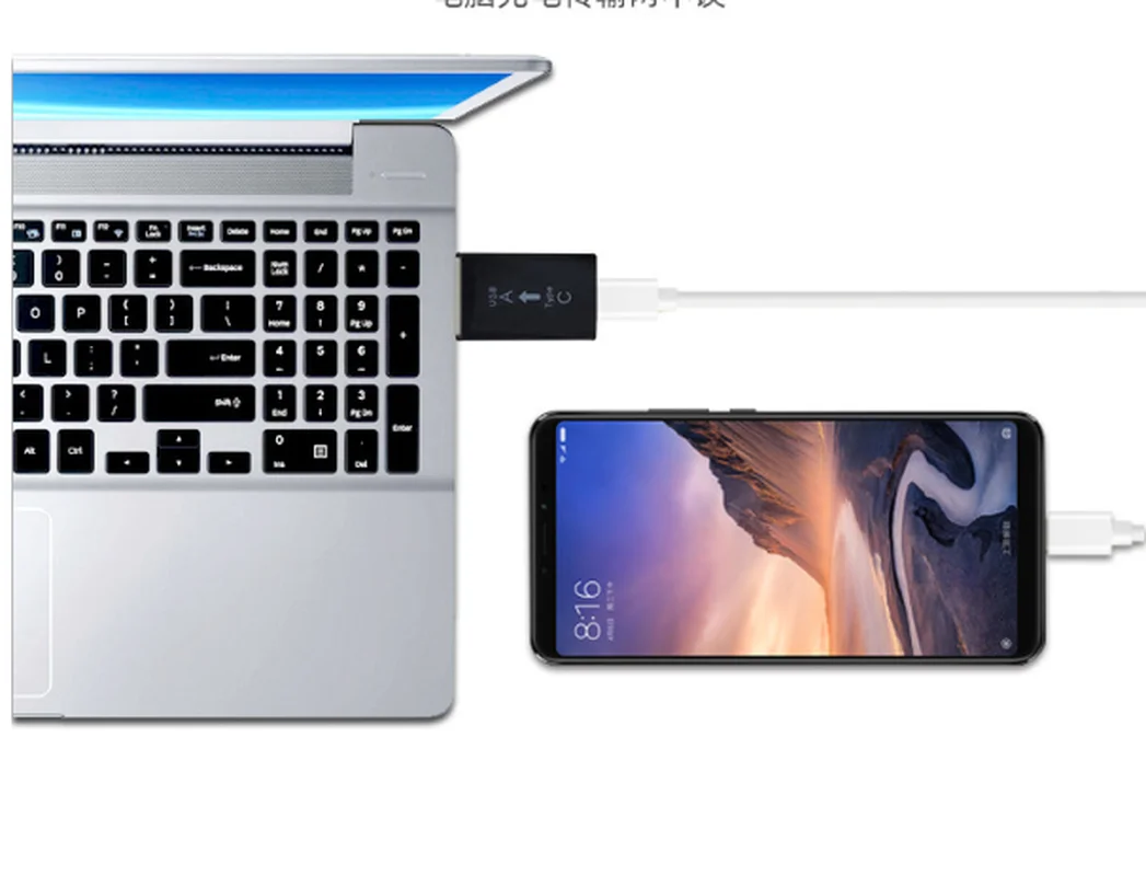 USB Type C OTG Adapter Type-C to 3.0 Converter For Macbook for Samsung S10 Huawei P20 Xiaomi Connector | Мобильные телефоны и