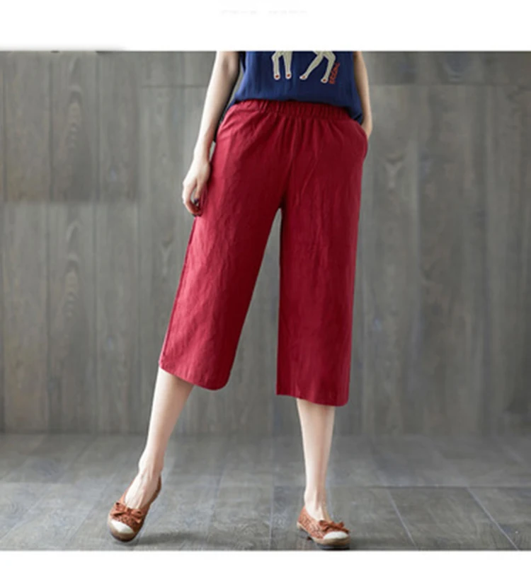 

Hot Saleing Summer Ladies Elastici Mid Waist Pants Pocket Loose Stringht Joggers Womens Black Harem Pants Pantalon Mujer Gothic