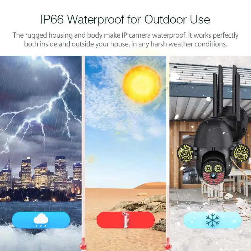 GUUDGO 1080P WI-FI IP Камера открытый Беспроводной Ночное видение PTZ умный дом