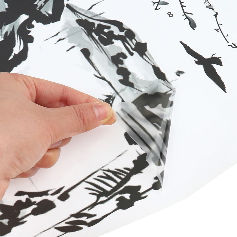 

Chinese style Ink painting landscape art Wall Stickers decoration Mural Decal