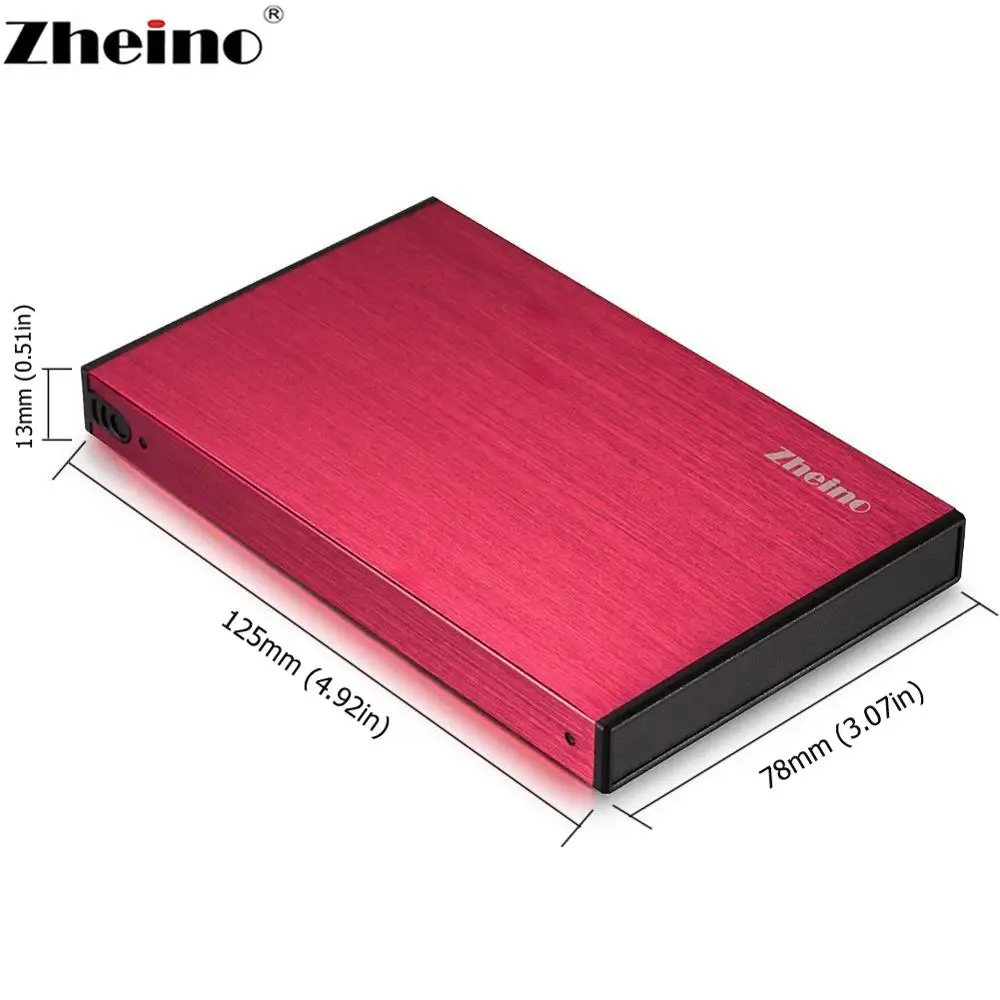 Zheino 2 5 дюймовый USB 3 0 HDD/SSD Внешний портативный корпус чехол для SATA 7 мм 9 жесткого