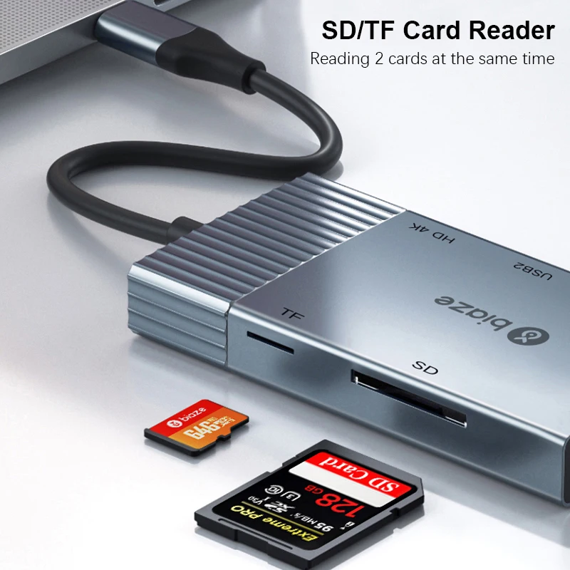 Biaze USB концентратор к C 4K HDMI VGA 3 0 AUX адаптер док станция для MacBook Pro/Air Xiaomi Samsung S9 S8 Type