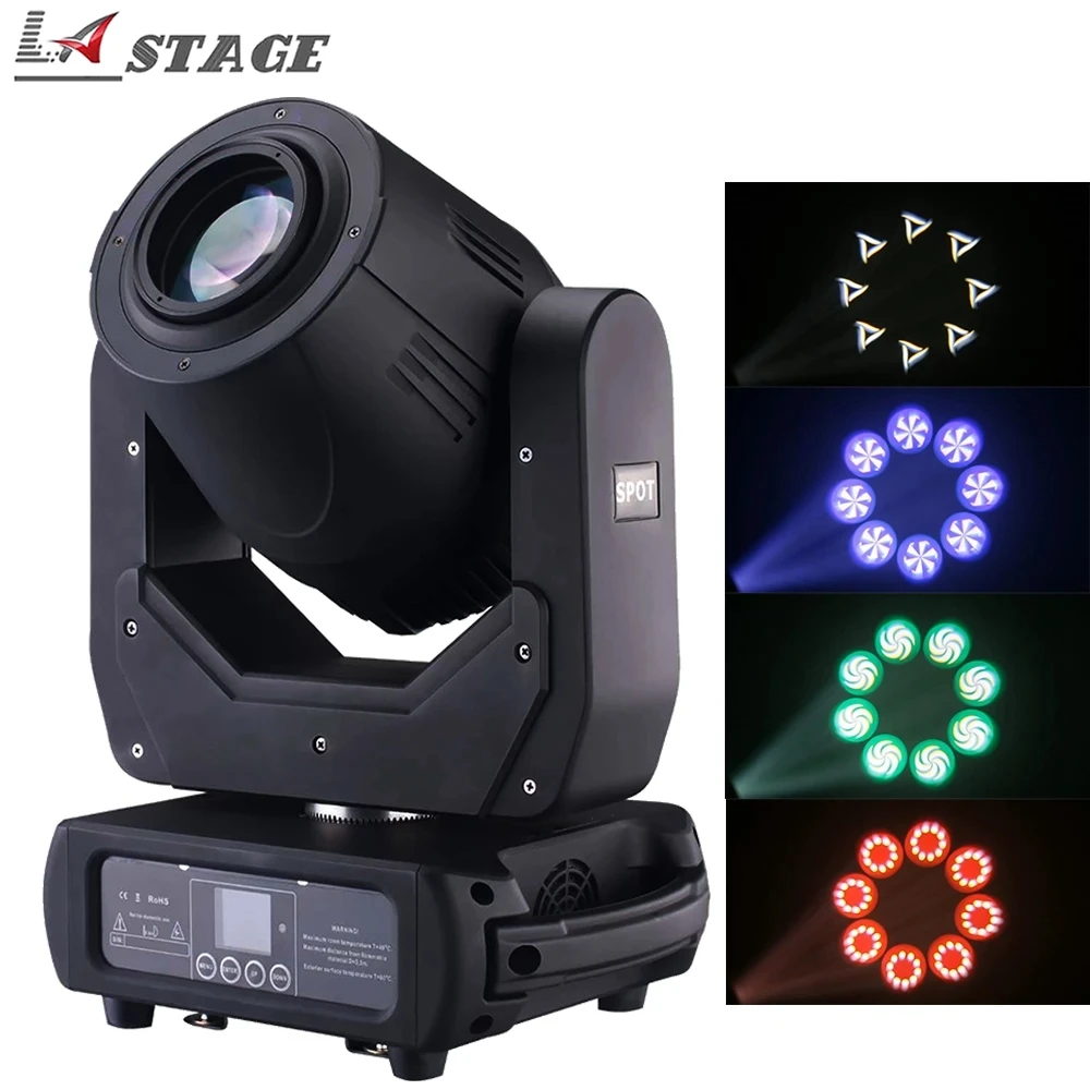 

Светодиодный прожектор Gobo 24x0,2 RGB, круглый прожектор 150 Вт, движущийся прожектор для сцены, диджея