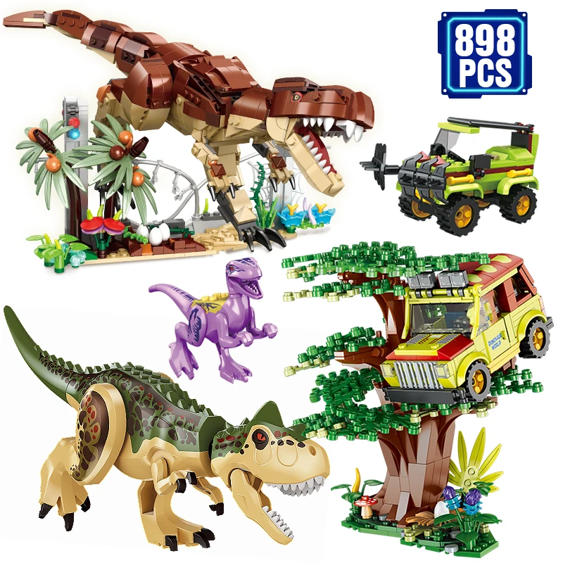 DIY Новое поступление Technic Dinosaur Escape защитить основание строительные блоки с экшн