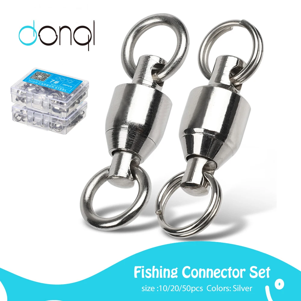Рыболовный соединитель DONQL вертлюжный шариковый подшипник рыболовный твердое