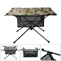 outdoor folding table with net pocket waterproof coated oxford cloth desk tuch schreibtisch faltbare aluminium