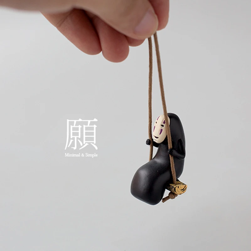 1 шт. Миядзаки Jun Безликий человек качели Автомобильная подвесная модель