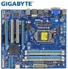 Gigabyte GA-B75M-D3H бу материнская плата LGA 1155 DDR3 платы B75M-D3H 32GB VGA DVI b75 десктопная материнская плата