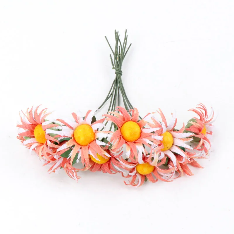 10 шт. высококачественные свадебные украшения из вискозы с хризантемой для вазы и