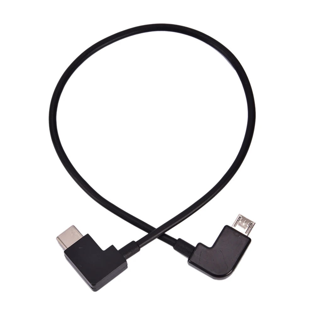 1 шт. Micro USB Type C кабель для передачи данных 90 градусов OTG Шнур портативного