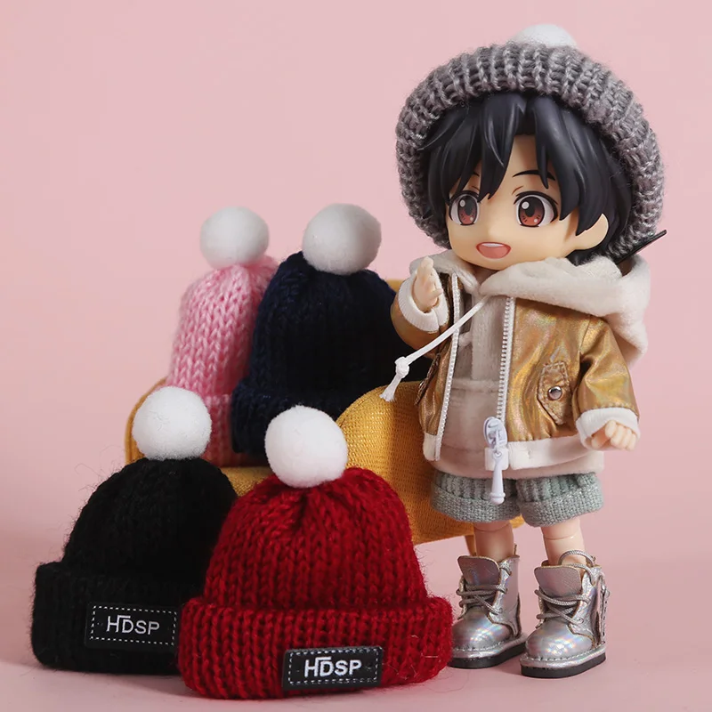 Obitsu11 одежда вязаная шерстяная шапка и шарф OB11 сургун куклы bjd зимняя | Игрушки