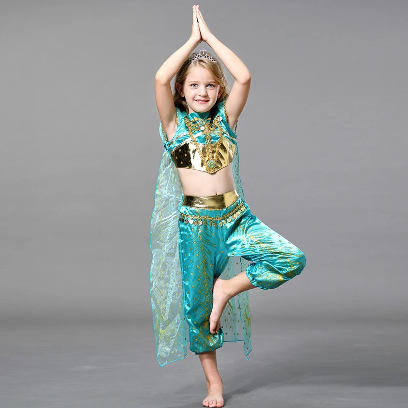 Детская одежда на Хэллоуин Рождество детское платье Аладин лампа Косплей Костюм