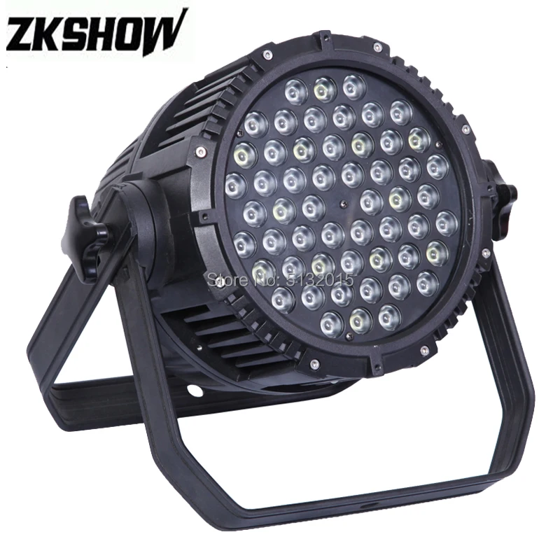 8 шт./лот 54*3 Вт светодиодный прожектор Par водонепроницаемый RGB/RGBW/WW для диджея