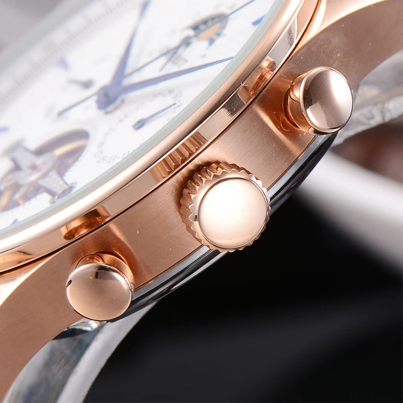 Часы мужские автоматические 44 мм с календарем | Наручные часы