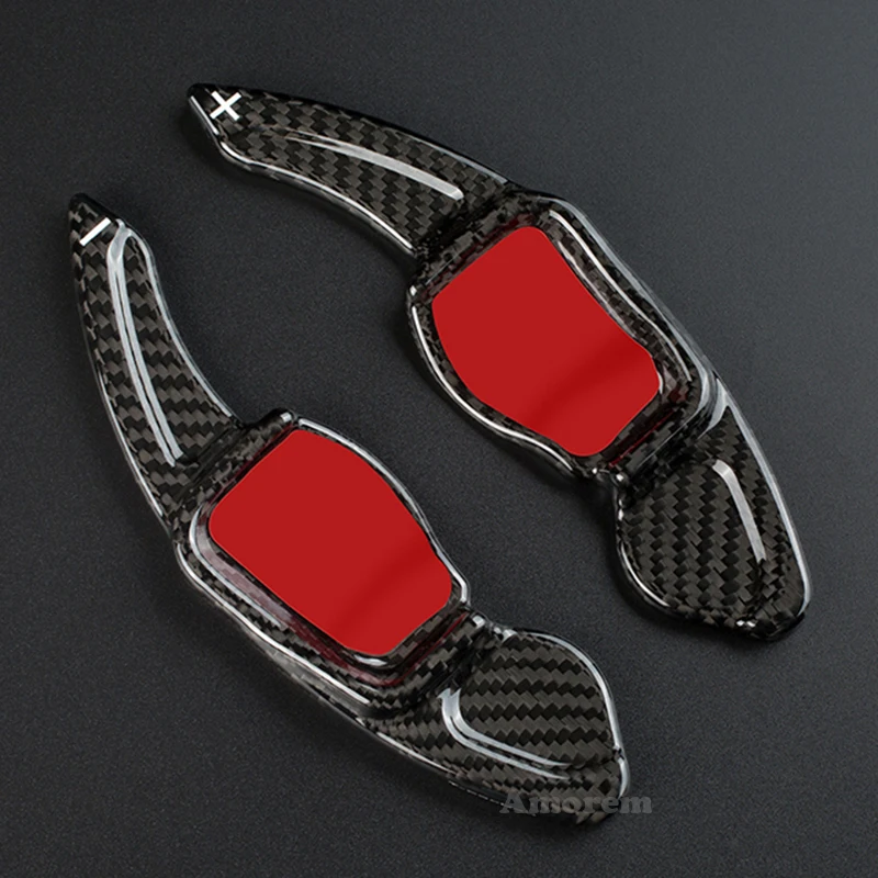 Рычаг переключения рулевого колеса из кованого углеродного волокна для Skoda Octavia