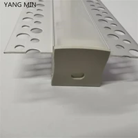 free shipping gypsum strip channel led plaster profile recessed drywall aluminum for ceiling wall