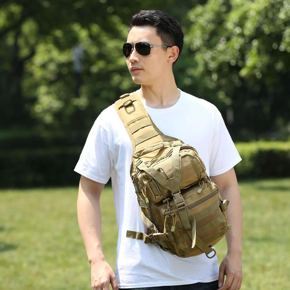 

Waterproof Oxford Hiking Trekking Backpack Sports Climbing Shoulder Bags Tactical Camping Hunting Outdoor Military Shoulder Bag